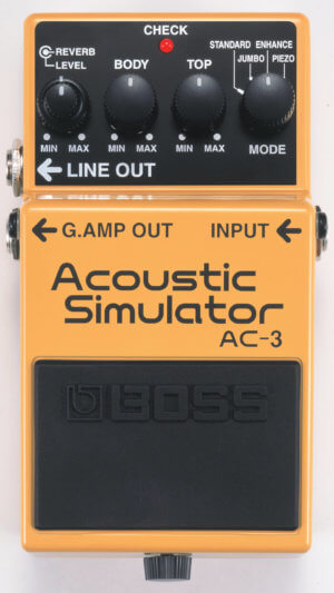 Boss Acoustic Simulator Pedal AC-3 at Pittsburgh Guitars