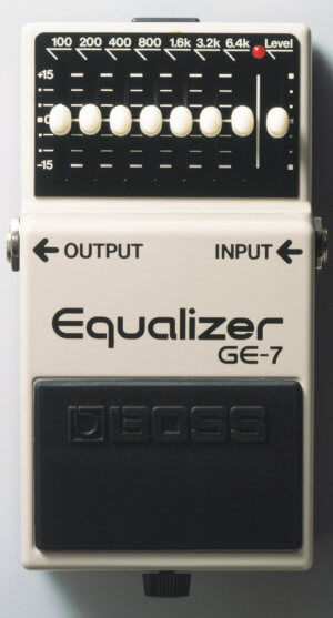 Boss Equilizer Pedal GE-7 at Pittsburgh Guitars