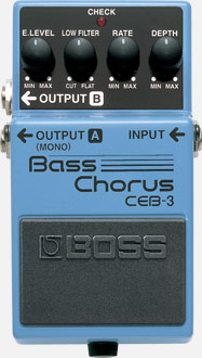 Boss Bass Chorus CEB-3 at Pittsburgh Guitars