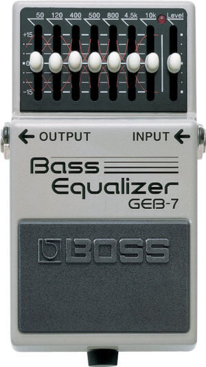 Boss Bass Equalizer GEB-7 Pedal at Pittsburgh Guitars