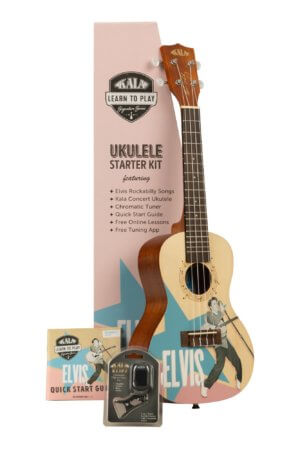 Kala Learn To Play Elvis Rockabilly Concert Uke Pack at Pittsburgh Guitars