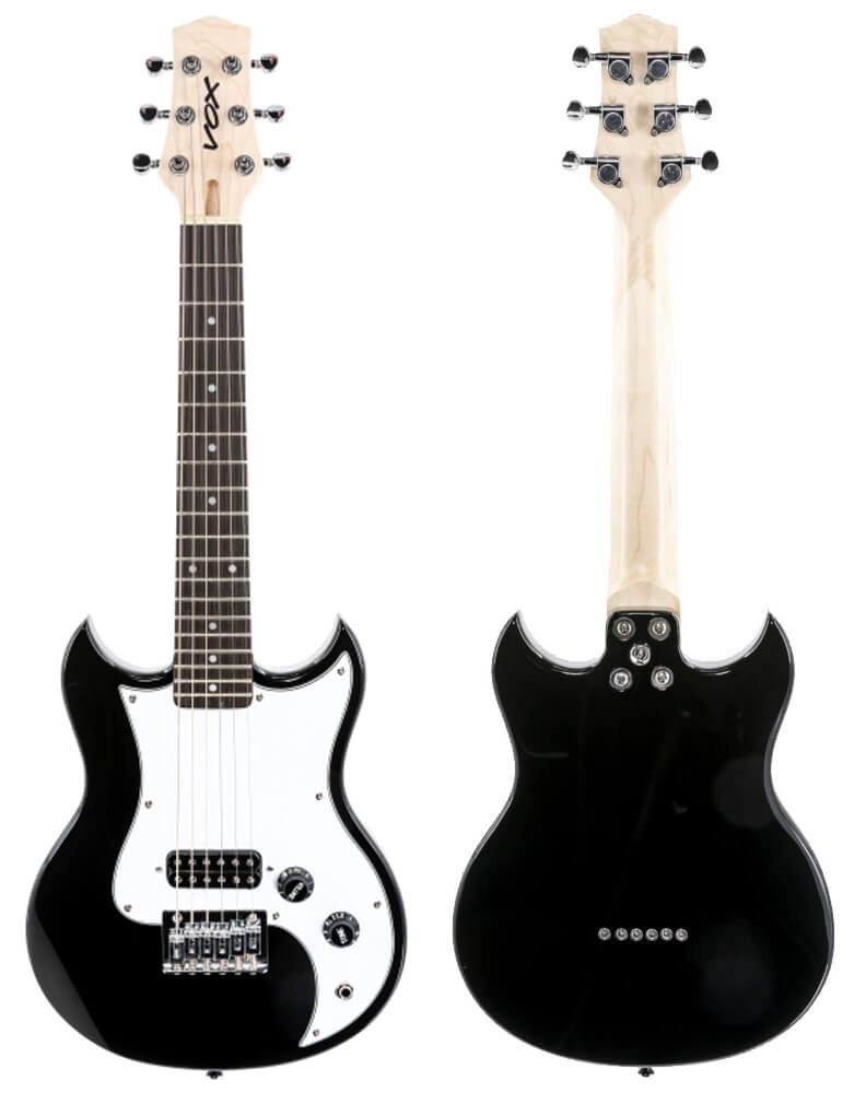 New Vox SDC-1 Mini Electric Guitar, Black, with Gig Bag 