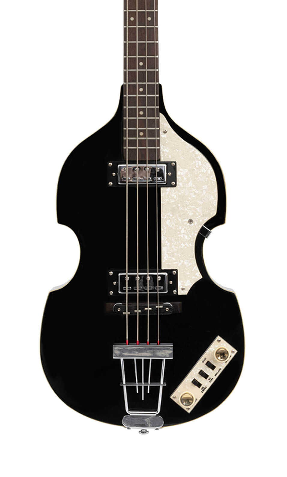 New Hofner Ignition Violin Bass, Black, w/Upgraded Features, Free