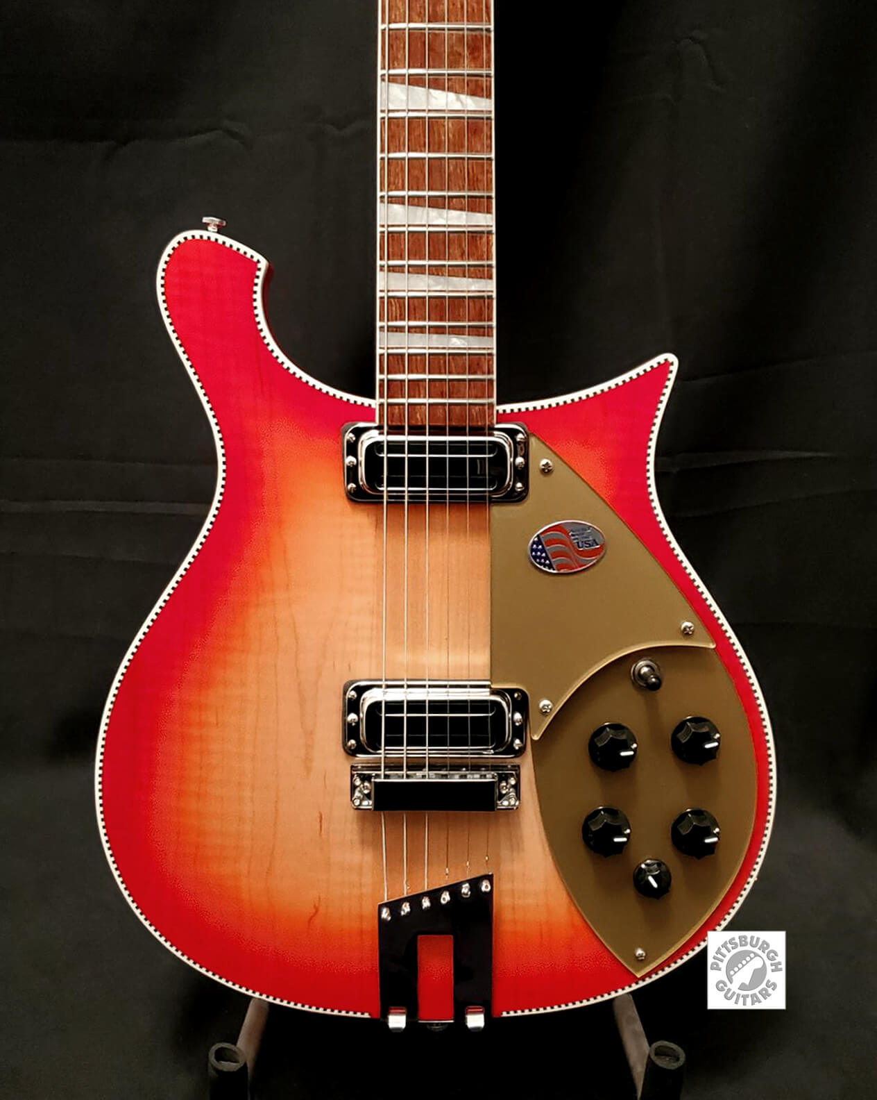 New Rickenbacker 660 FG in Fireglo Finish; Comes with Hard Case